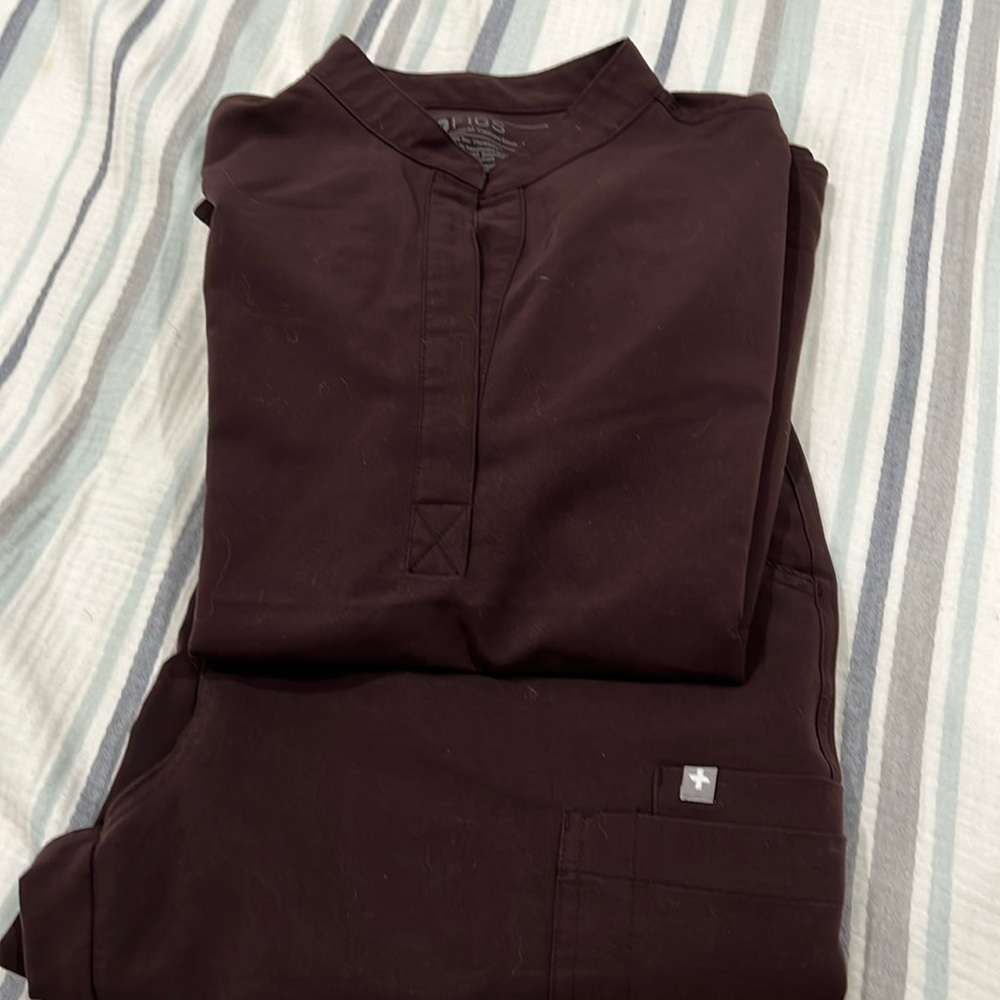 Figs scrub set espresso
